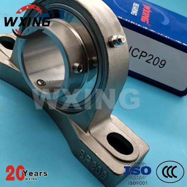 SUCP209-Ρουλεμάν μπλοκ μαξιλαριού-Ανοξείδωτο ατσάλι